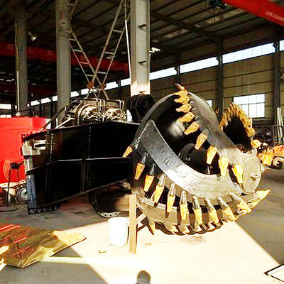 3900.00cm * 860.00cm * 200.00cm Set Sail Cutter Head Dredger με 1100m3 χωρητικότητα