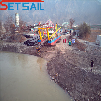 1100m3 χωρητικότητα Siemens PLC ποταμό Sand Dredger πλοίο για τις ανάγκες παραγωγής άμμου σας
