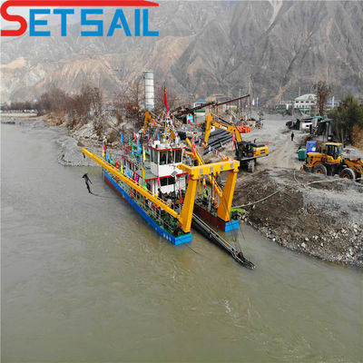 1100m3 χωρητικότητα Siemens PLC ποταμό Sand Dredger πλοίο για τις ανάγκες παραγωγής άμμου σας