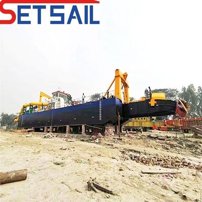 500mm εκφόρτωσης σωλήνα κοπτήρα Suction Dredger για τον ποταμό Αμμό εξοπλισμό εκφόρτωσης 24 ίντσες