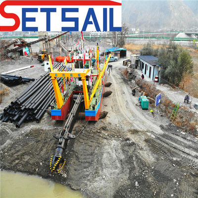 14/12 Inch Cutter Suction Dredger για την εξόρυξη άμμου Dredger Cutter Head Δύναμη 50-260kw