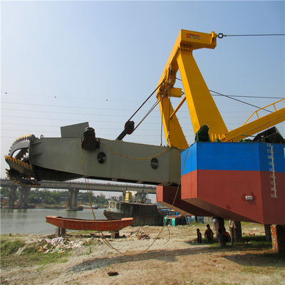 26 ιντσών Cutter Suction Dredger για έργο εκσκαφής και τύπου κινητήρα ντίζελ QH-D159