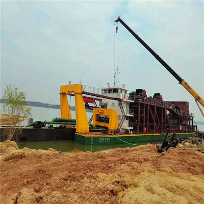 Συνολικό μήκος 38m 26 ίντσες υδραυλικό κόπτη αναρρόφηση άμμου εξόρυξης εκσκαφή για την εκσκαφή άμμου