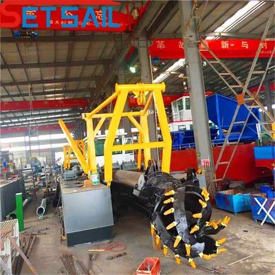 18&quot;-26&quot; HDPE διαμέτρου Cutter Suction Dredger για βάθος βυθότρυψης 0,5-30 μέτρα Σχεδιασμένο