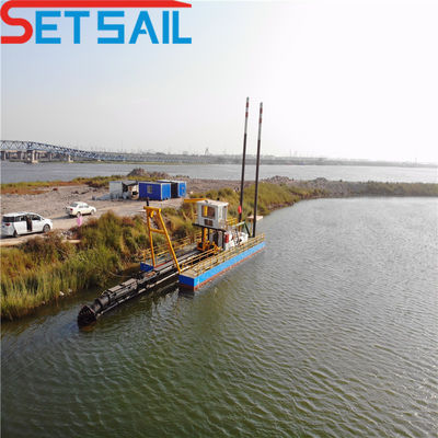 18&quot;-26&quot; HDPE διαμέτρου Cutter Suction Dredger για βάθος βυθότρυψης 0,5-30 μέτρα Σχεδιασμένο