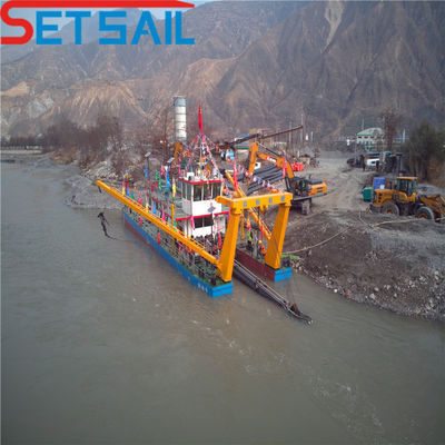 18&quot;-26&quot; HDPE διαμέτρου Cutter Suction Dredger για βάθος βυθότρυψης 0,5-30 μέτρα Σχεδιασμένο
