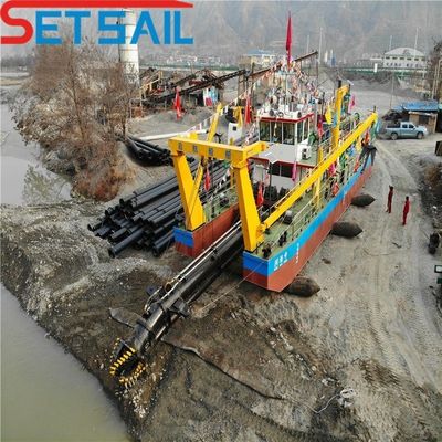 18&quot;-26&quot; HDPE διαμέτρου Cutter Suction Dredger για βάθος βυθότρυψης 0,5-30 μέτρα Σχεδιασμένο