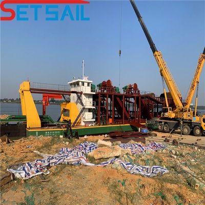 ISO Gold Cutter Suction Dredger Dredging Machine με και δια βίου υπηρεσία μετά την πώληση