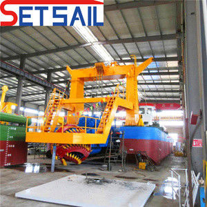 Η λύση εκσκαφής του Μπαγκλαντές 5000m3 Cutter Suction Dredger με κινητήρα ντίζελ Cummins