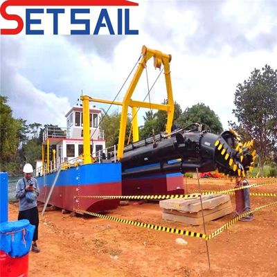 Η λύση εκσκαφής του Μπαγκλαντές 5000m3 Cutter Suction Dredger με κινητήρα ντίζελ Cummins