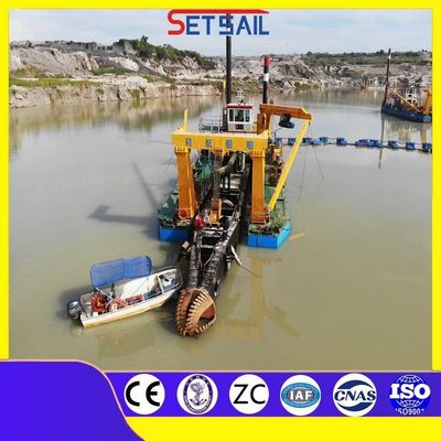 450-600mm διάμετρος σωλήνα εκφόρτωσης 24 ιντσών κόπτης αναρρόφηση βαρέα σκάφος για την εξόρυξη