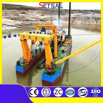 450-600mm διάμετρος σωλήνα εκφόρτωσης 24 ιντσών κόπτης αναρρόφηση βαρέα σκάφος για την εξόρυξη