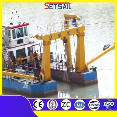 450-600mm διάμετρος σωλήνα εκφόρτωσης 24 ιντσών κόπτης αναρρόφηση βαρέα σκάφος για την εξόρυξη