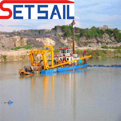 22 ιντσών Cutter Suction Dredger για εκσκαφή με Wn450-Wn600 αντλία άμμου και απόδοση