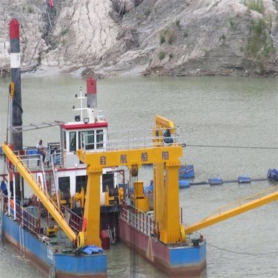 15 μέτρα μέγιστο βάθος αποβρύθμισης Υδροκυκλώνας κόπτης Suction Sand Dredger για ποτάμι