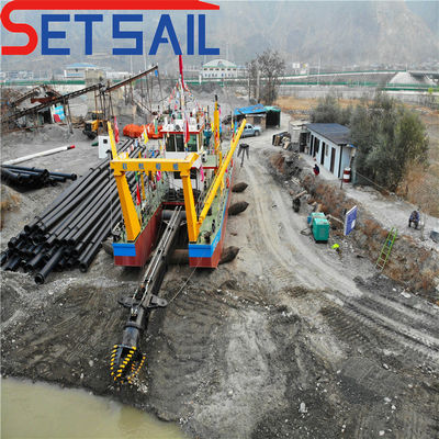 170 kW Ντίζελ Power Cutter Suction Dredger για την αντλία άμμου ρεύμα νερού 3500m3 18 ίντσες