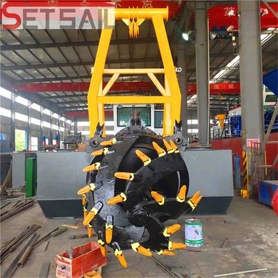 895 Kw 31 Meter Cutter Suction Dredger με ισχύ κινητήρα ντίζελ και αντλία άμμου 18 ιντσών