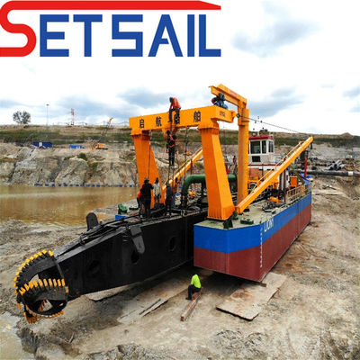 250ND-800ND Μεγέθους αντλίας Υδραυλικός κόπτης Suction Sand Dredging Machinery με χαμηλή αποτυχία
