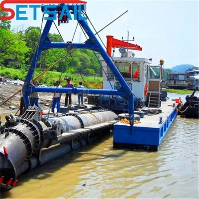1000-3000mm Διαμέτρου κεφαλιού κόπτη Εγκαταστήστε ιστιοφόρο Υδραυλικό κόπτη αναρρόφηση Αμμοσυσκευή