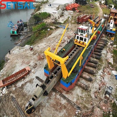 Υδραυλική αντλία κόπτης Suction Dredger με κινητήρα Cumins και χωρητικότητα 500 κυβικών μέτρων