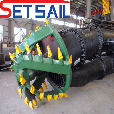 8.5 μέτρο πλάτος κόπτης Suction Dredger με Siemens PLC και Anchor Boom 30 ημέρες επιστροφή