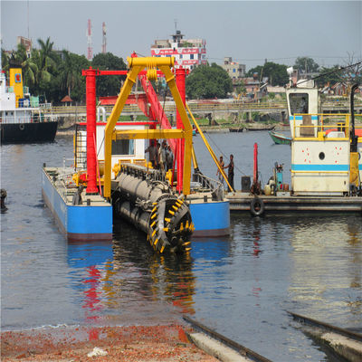 50m3-4000m3 χωρητικότητα κόπτης Suction Dredger με και πάχος της μπροστινής πλάκας 5mm-20mm