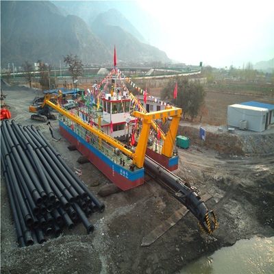 50m3-4000m3 χωρητικότητα κόπτης Suction Dredger με και πάχος της μπροστινής πλάκας 5mm-20mm