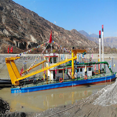 50m3-4000m3 χωρητικότητα κόπτης Suction Dredger με και πάχος της μπροστινής πλάκας 5mm-20mm