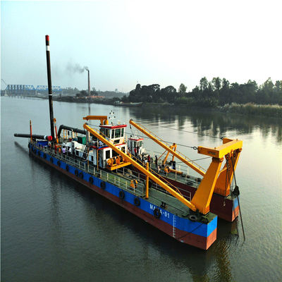 50m3-4000m3 χωρητικότητα κόπτης Suction Dredger με και πάχος της μπροστινής πλάκας 5mm-20mm