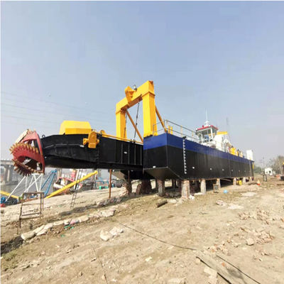 22 ιντσών Cummins πετρελαιοκινητήρα Cutter Suction Dredger για 2000 μέτρα απόσταση εκφόρτωσης