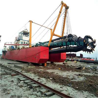 22 ιντσών Cummins πετρελαιοκινητήρα Cutter Suction Dredger για 2000 μέτρα απόσταση εκφόρτωσης