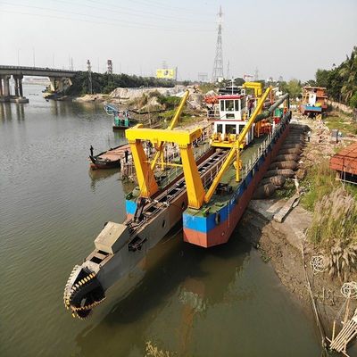 20/26 ιντσών Cumins Weichai Diesel Engine Mud/Cutter Suction Sand Dredger για το έργο αποβρύθμισης ποταμού / λίμνης / θάλασσας / δεξαμενής
