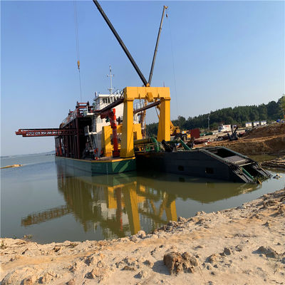 Προσαρμοσμένο Αμμοτριβείο Κόπτης Suction Dredger Πακέτο Μέγεθος 3800.00cm * 750.00cm * 200.00cm