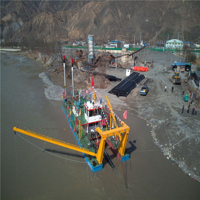 Προσαρμοσμένο Αμμοτριβείο Κόπτης Suction Dredger Πακέτο Μέγεθος 3800.00cm * 750.00cm * 200.00cm