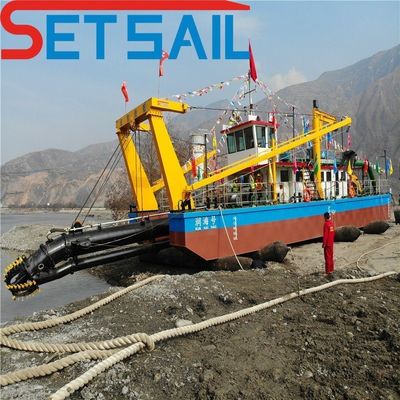 298kw Diesel Cutter Suction Dredger για 4500m3 ρεύμα νερού Υπόθαλμη αντλία