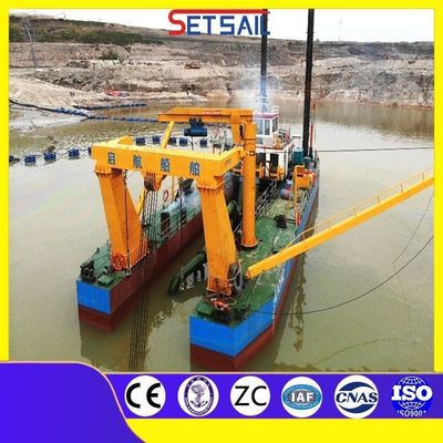 18 ιντσών υδραυλικός κόπτης ποταμού Suction Dredger Καλύτερη επιλογή για βυθόβαθμο 4m-15m
