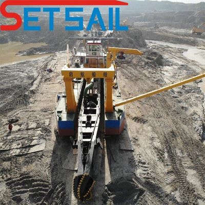 Προσαρμογή Αθόρυβος Ντίζελ Set Sail CCS Cutter Suction Vessel Υδραυλική Σκουπιά Επαίτηση