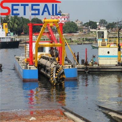 Πολυλειτουργία 22 ιντσών κόπτης αναρρόφηση αποβρύχιση για την αποβρύχιση άμμου Ντίζελ τροφοδοτείται από το νόμισμα των ΗΠΑ