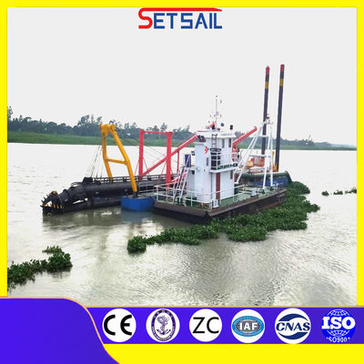16-65m Set Sail Mute CCS Cutter Auger Suction Hydraulic Dredger με κινητήρα ντίζελ D-1