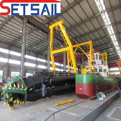 3900.00cm * 860.00cm * 225.00cm Μέγεθος πακέτου Yuchai μηχανή 20 ιντσών κόπτης αναρρόφηση αμμόπλοιο