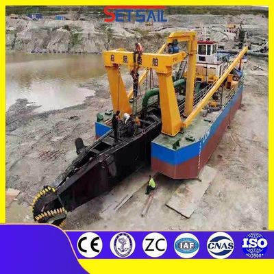 Τοποθετήστε ιστιοφόρο με CCS Cutter Suction Dredger σε εξατομικευμένο χάλυβα τύπου χάλυβα