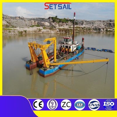 Τοποθετήστε ιστιοφόρο με CCS Cutter Suction Dredger σε εξατομικευμένο χάλυβα τύπου χάλυβα