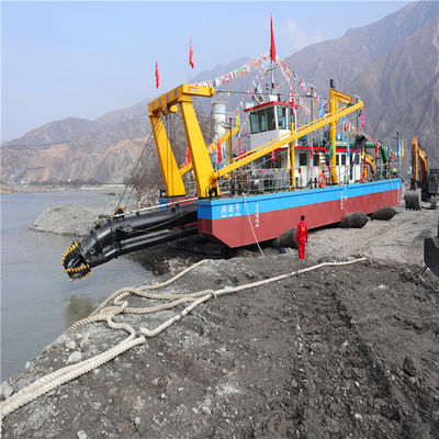 20 ιντσών Cutter Suction Dredging Ship με κινητήρα ντίζελ και απόσταση εκφόρτωσης 1500 μέτρων