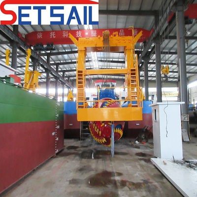 54m Head Hydrocyclone Type 20 Inch Cutter Suction Dredging Machine για την αποβάθρα αποβάθρας