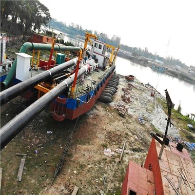 20 ίντσες Αμμοτριβή Cutter Suction Dredgers Εξοπλισμός με πάχος πλάκας κατάστρωμα 10 mm