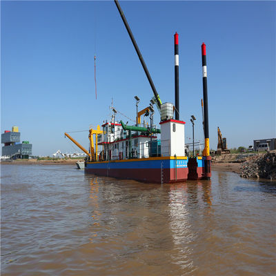 20 ίντσες Αμμοτριβή Cutter Suction Dredgers Εξοπλισμός με πάχος πλάκας κατάστρωμα 10 mm