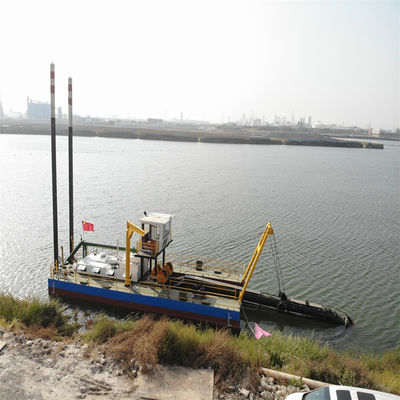 20 ίντσες Αμμοτριβή Cutter Suction Dredgers Εξοπλισμός με πάχος πλάκας κατάστρωμα 10 mm