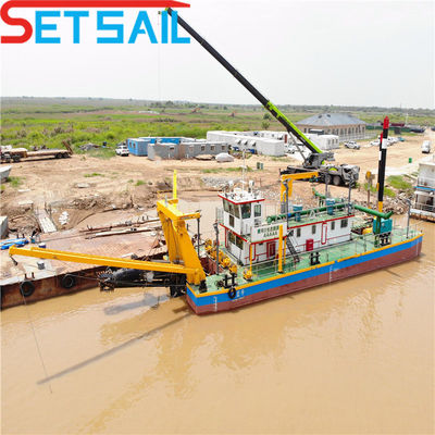 Υδραυλική 20 ιντσών River Cutter Suction Dredger Προσαρμοσμένο αίτημα και 10mm πλάκα πλευράς