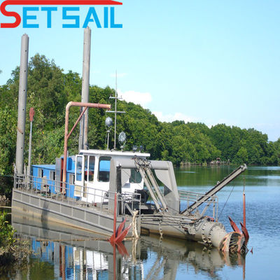 Υδραυλική 20 ιντσών River Cutter Suction Dredger Προσαρμοσμένο αίτημα και 10mm πλάκα πλευράς