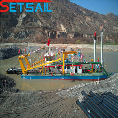 Υδραυλική 20 ιντσών River Cutter Suction Dredger Προσαρμοσμένο αίτημα και 10mm πλάκα πλευράς